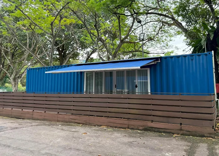 Shipping Container At Haw Par Villa Googlemap Address 27 Zehnder Road Taxi And Cars Can Only Enter Via Zehnder RoadVilla